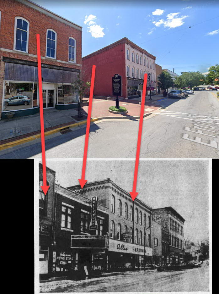 Hollywood Theatre - Comparison To Current Streetview Theater Was Demolished (newer photo)
